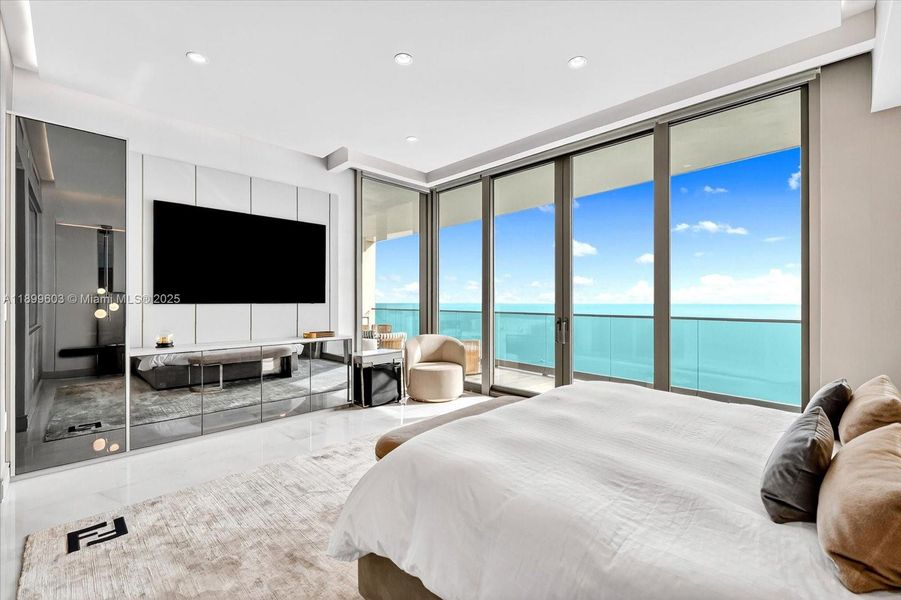 Furnished interior view inside a new home in The Estates at Acqualina, Sunny Isles Beach (Image 17).