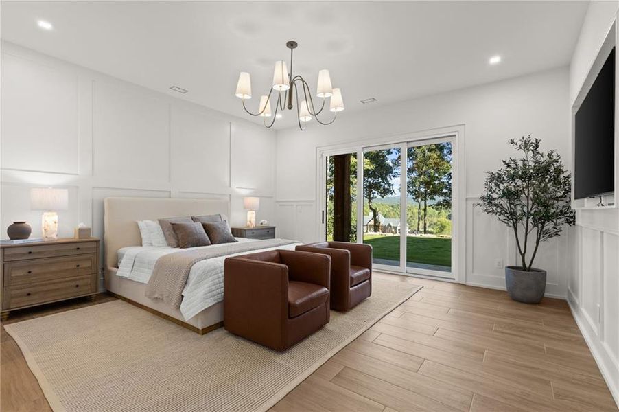 Furnished interior view inside a new home in , Talking Rock (Image 8).