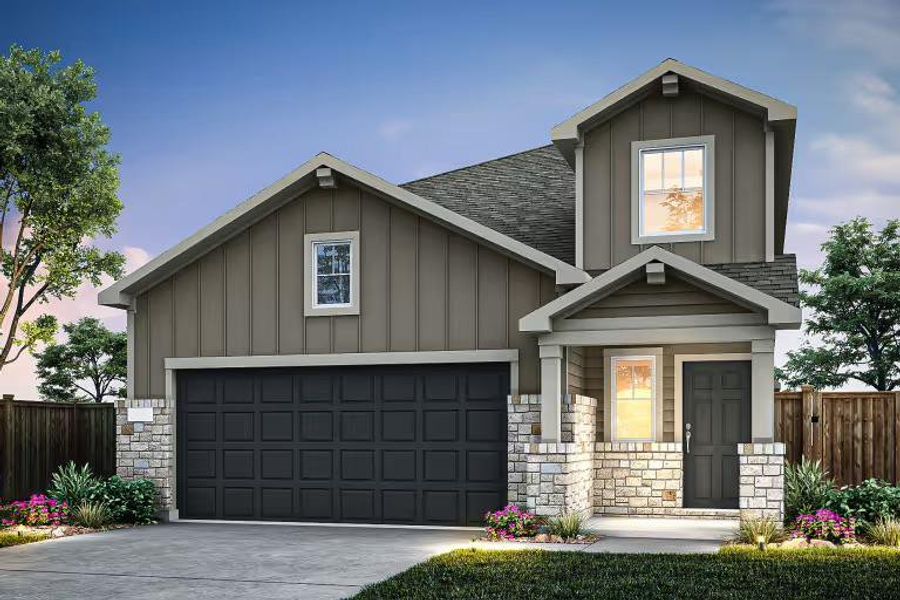 Pulte Homes, Gustine elevation HC201, rendering Pulte Homes, Gustine elevation HC201, rendering