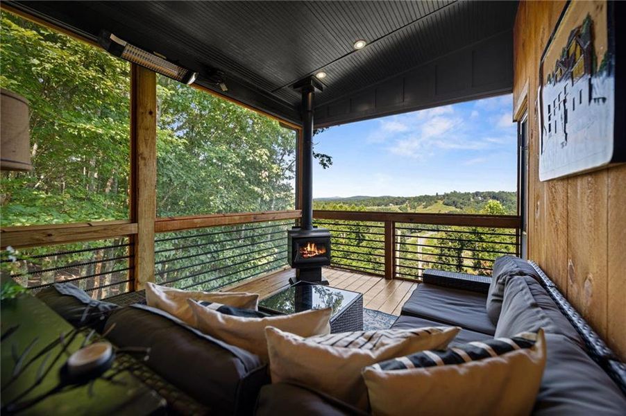 Exterior details and patio area of a home in , Morganton (Image 32).
