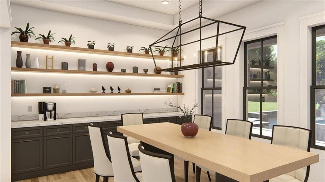 Furnished interior view inside a new home in , Woodstock (Image 5).