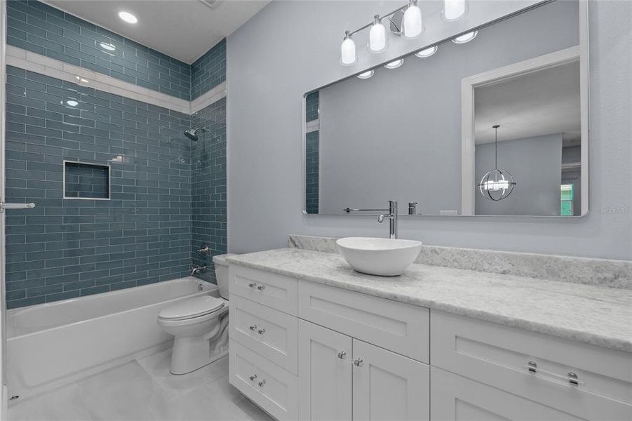 Furnished interior view inside a new home in , Tampa (Image 11).