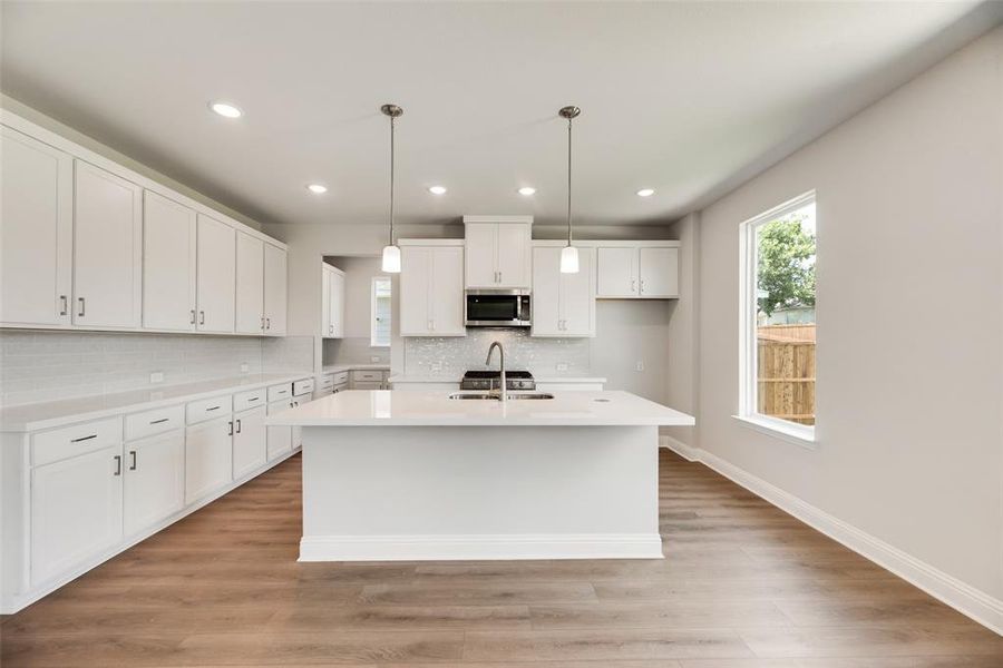 Furnished interior view inside a new home in Creekside of Crowley, Crowley (Image 12).