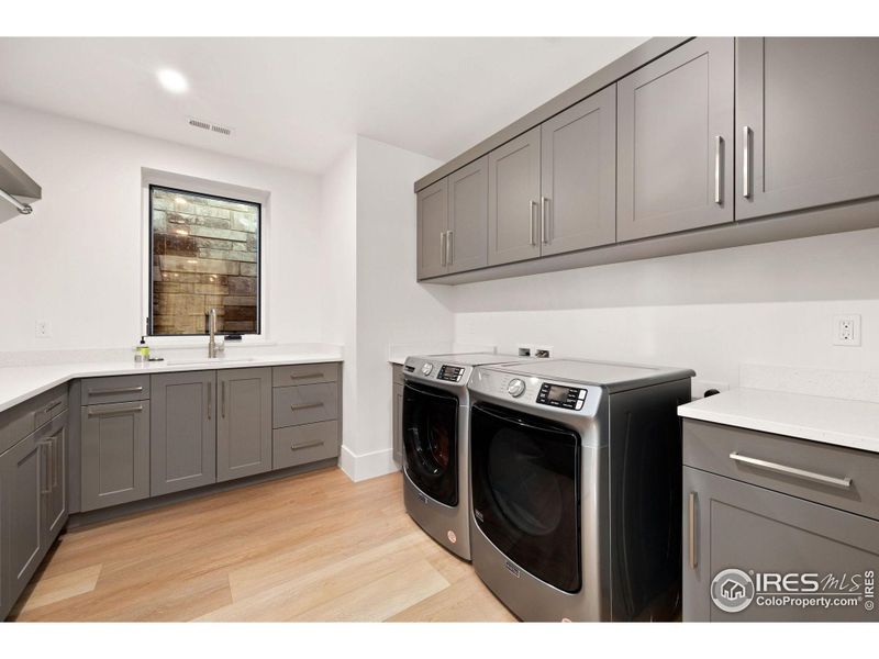 Basement Laundry Room