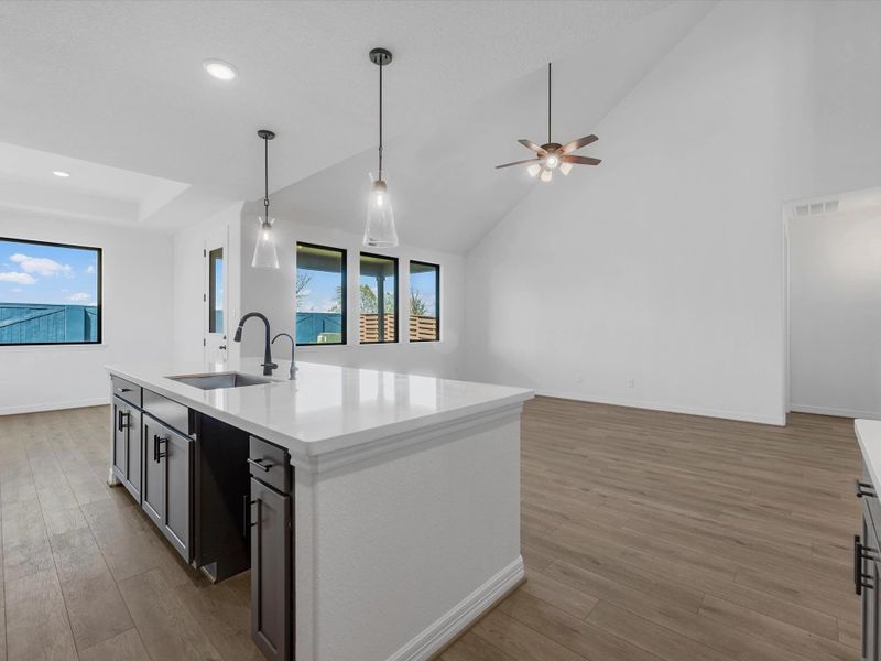Furnished interior view inside a new home in Austin Point, Richmond (Image 7).
