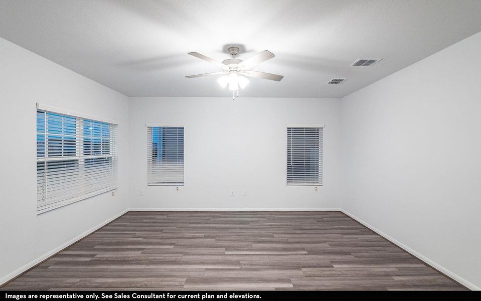 Spacious, unfurnished interior of a new home in Austin Point, Richmond (Image 11).