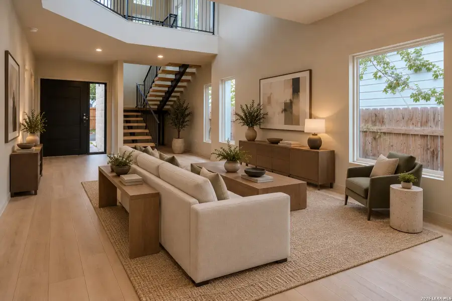Furnished interior view inside a new home in , San Antonio (Image 11).