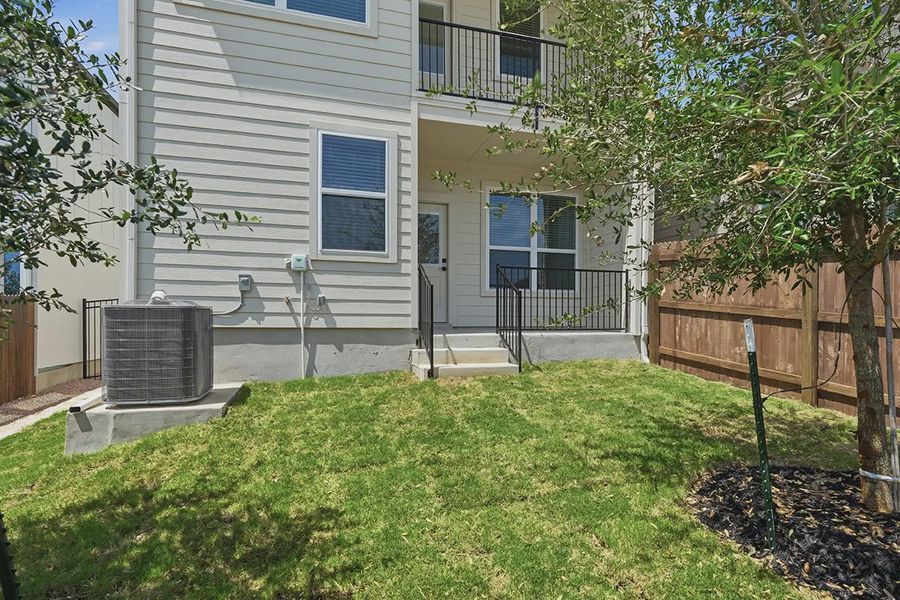 Exterior details and patio area of a home in Prominence Urban, San Antonio (Image 23).