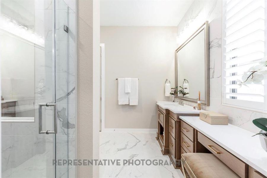 Furnished interior view inside a new home in Mustang Lakes, Celina (Image 26).