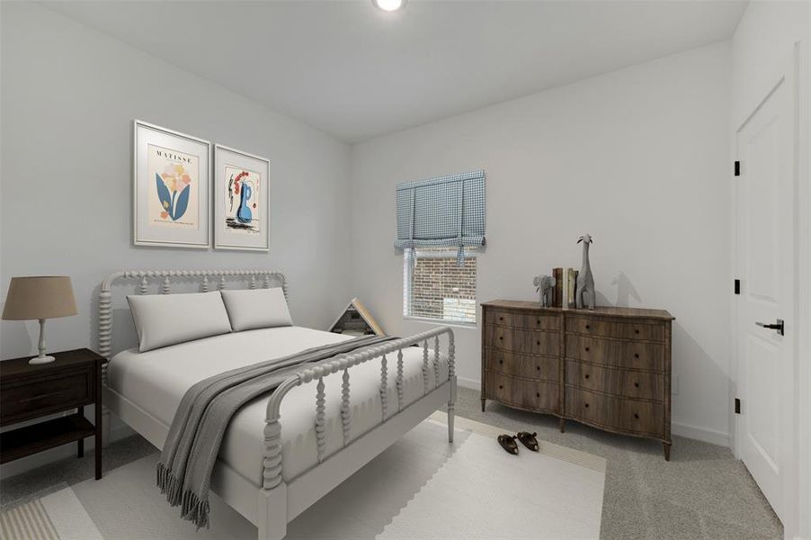Furnished interior view inside a new home in Aspire at Reunion, Newark (Image 12).