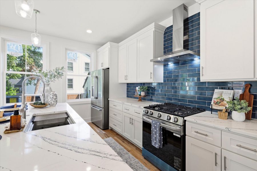Furnished interior view inside a new home in , Charleston (Image 11).