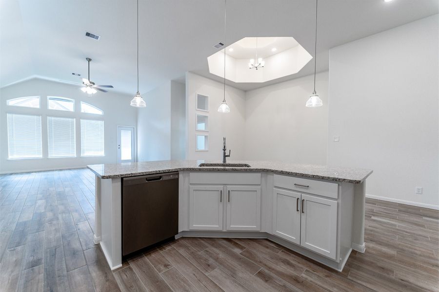 Furnished interior view inside a new home in Harvest Pointe, Needville (Image 7).