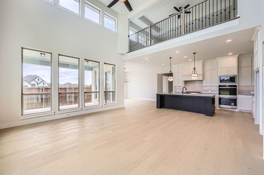 Plan 859 Representative Photo - Living Room/Kitchen Plan 859 Representative Photo - Living Room/Kitchen