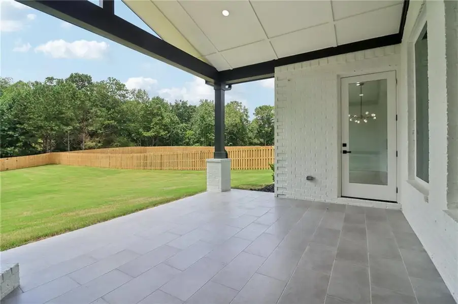 Exterior details and patio area of a home in , Dacula (Image 31).