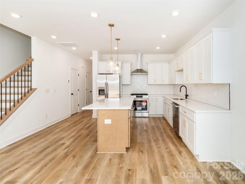 Furnished interior view inside a new home in , Charlotte (Image 10).