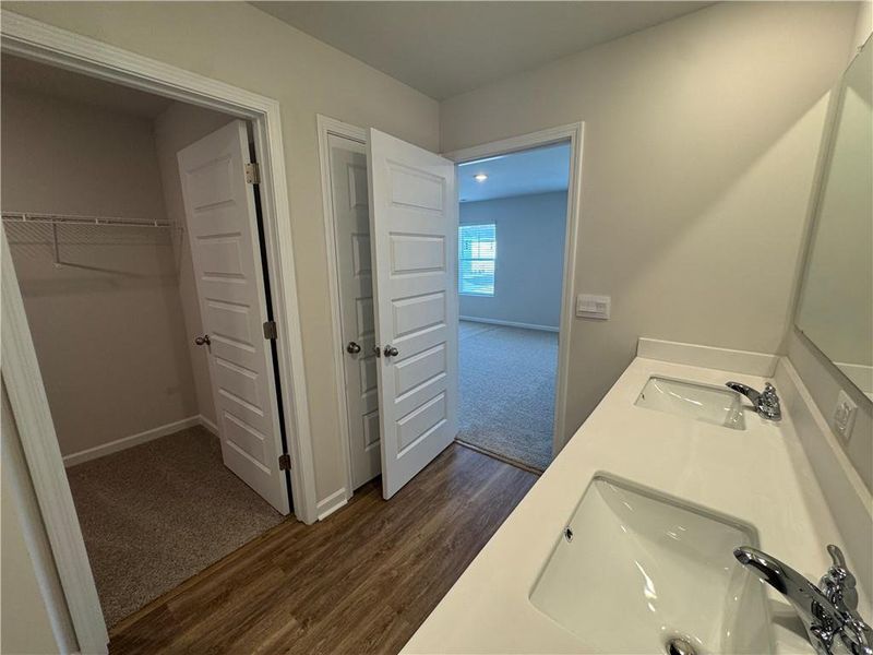 Furnished interior view inside a new home in Oakchase at Hampton, Hampton (Image 10). Furnished interior view inside a new home in Oakchase at Hampton, Hampton (Image 10).