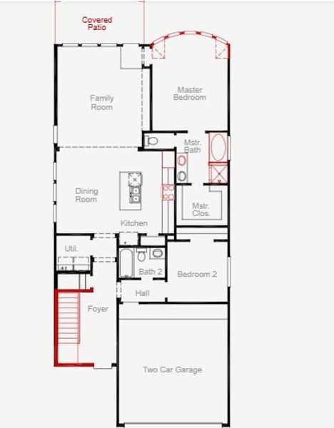 2D floor plan layout of this home in , Richmond, TX (Image 3). 2D floor plan layout of this home in , Richmond, TX (Image 3).