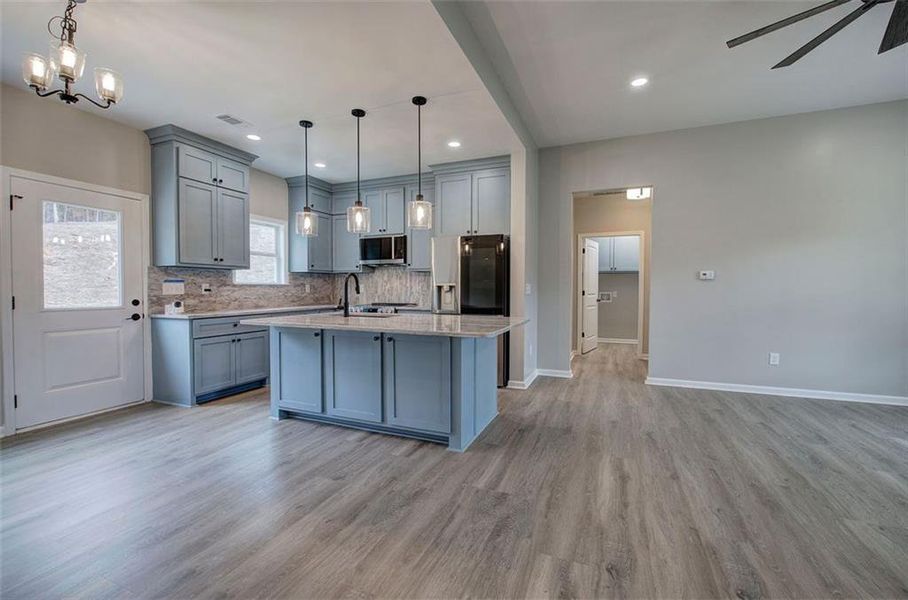 Furnished interior view inside a new home in , Cartersville (Image 10). Furnished interior view inside a new home in , Cartersville (Image 10).