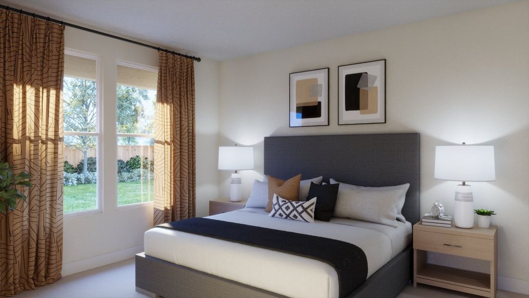 Representative furnished interior of a home built from the 4011 by Risewell Homes in Parkton Square, Kyle (Image 10). Representative furnished interior of a home built from the 4011 by Risewell Homes in Parkton Square, Kyle (Image 10).