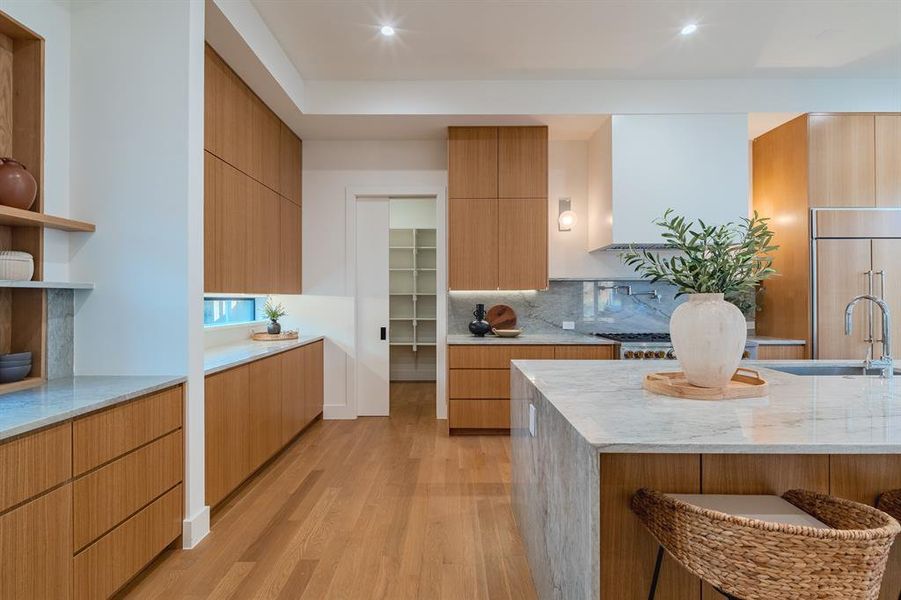 Furnished interior view inside a new home in , Dallas (Image 31).