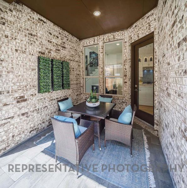 Furnished interior view inside a new home in , Cypress (Image 16).