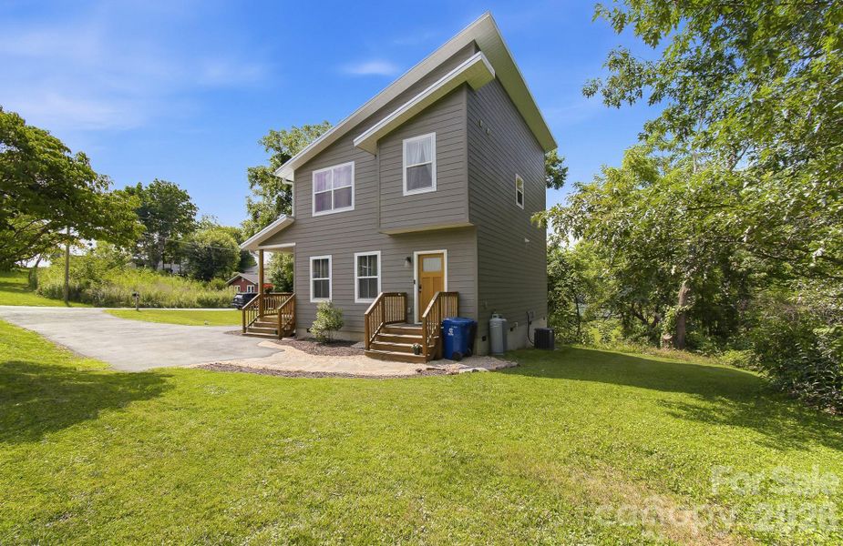 Exterior details and patio area of a home in , Canton (Image 26).