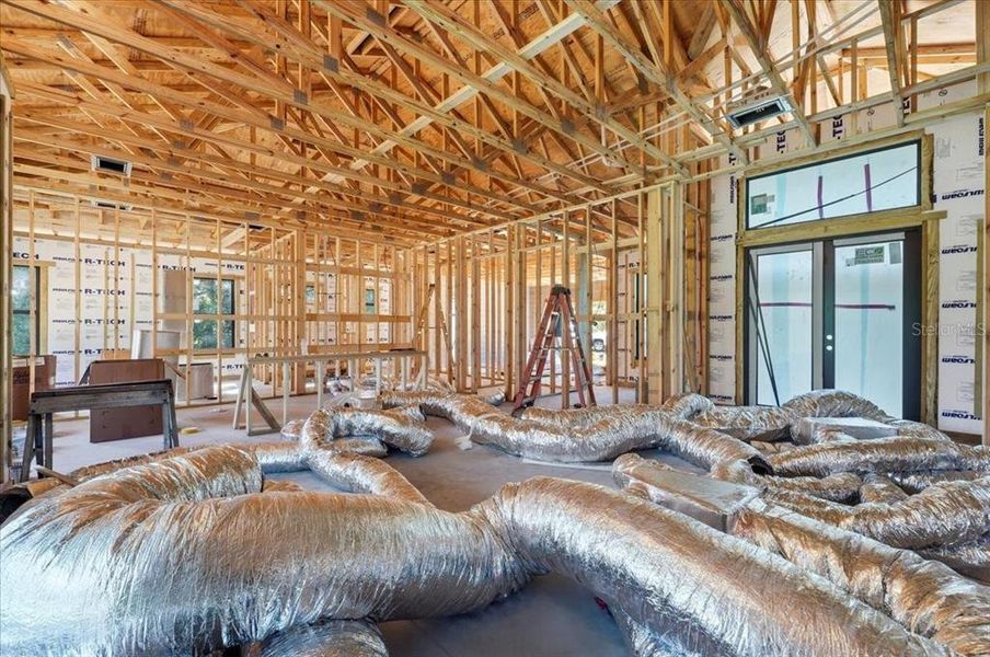 In-progress construction of a new home in , Avon Park, FL (Image 6).
