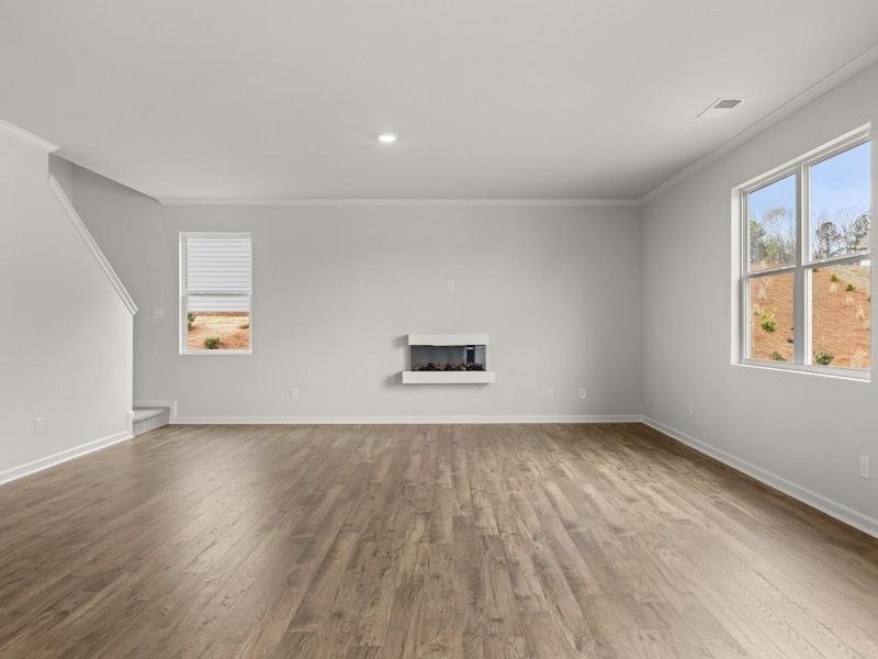 Spacious, unfurnished interior of a new home in Thompson Ridge, Dallas (Image 32). Spacious, unfurnished interior of a new home in Thompson Ridge, Dallas (Image 32).