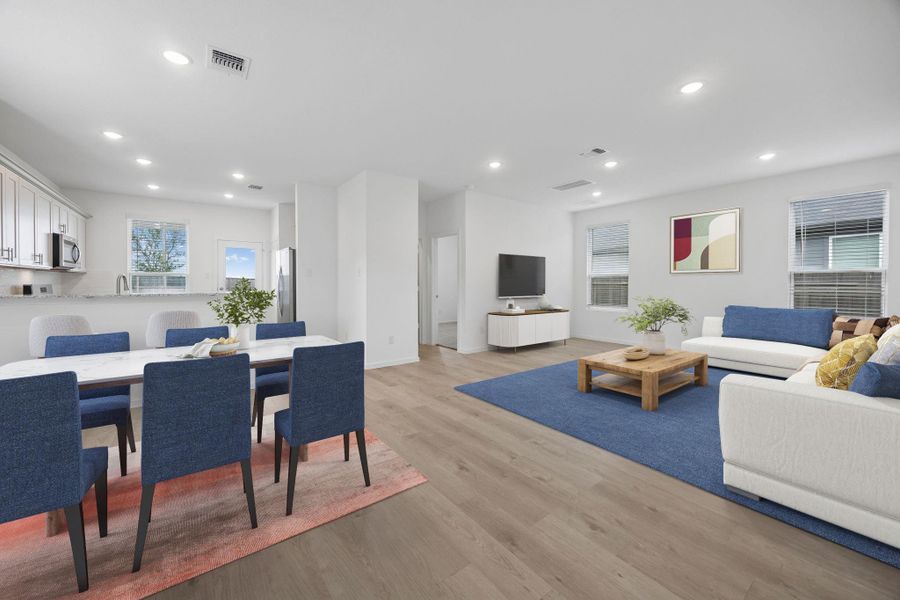 Furnished interior view inside a new home in Stokesbury, Waller (Image 7).