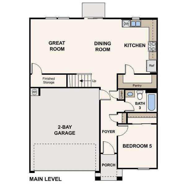 2D floor plan layout of this home in Western Crossings, Florence, AZ (Image 2). 2D floor plan layout of this home in Western Crossings, Florence, AZ (Image 2).