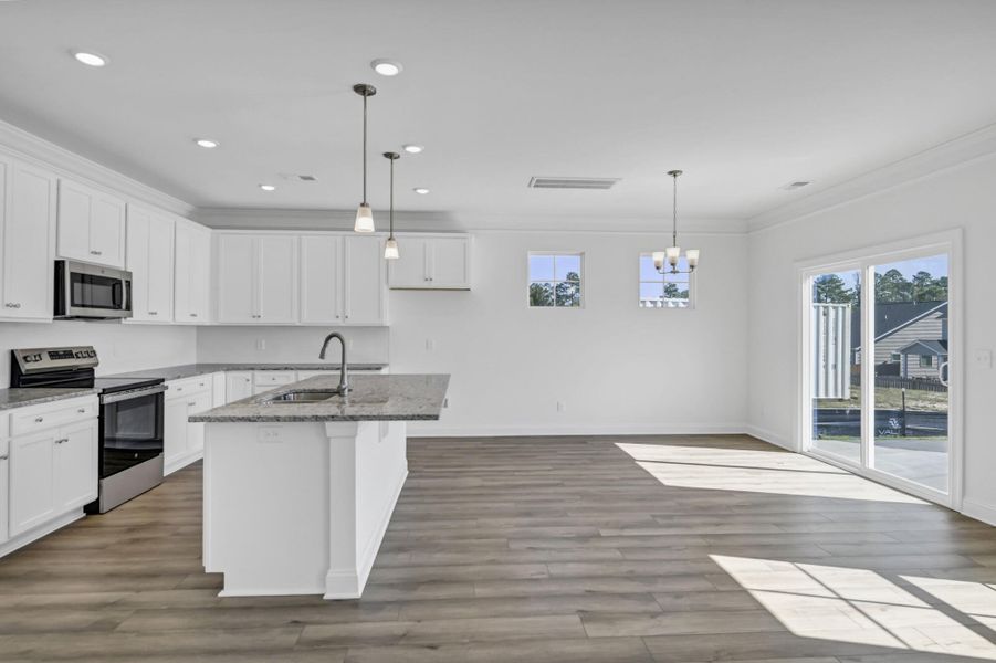 Furnished interior view inside a new home in Ashton Lakes, Lexington (Image 7).