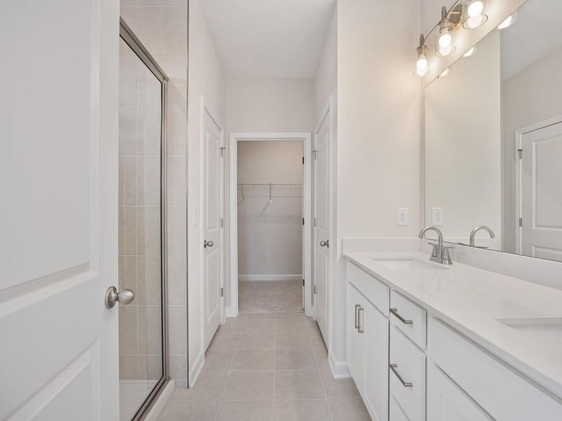 Furnished interior view inside a new home in Retreat at North Main, Lillington (Image 8).
