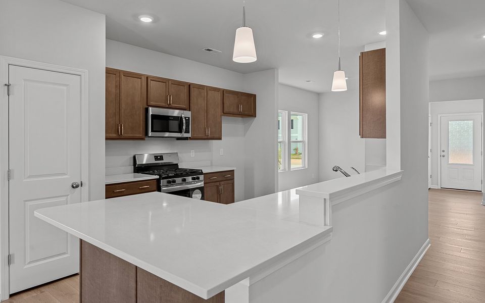 Furnished interior view inside a new home in Hanes Lake, Winston-Salem (Image 16). Furnished interior view inside a new home in Hanes Lake, Winston-Salem (Image 16).
