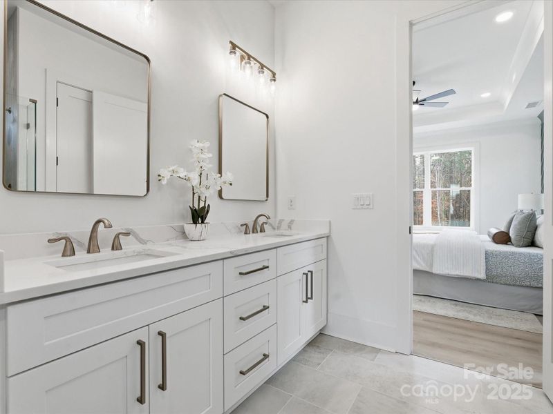 Furnished interior view inside a new home in , Mooresville (Image 24).