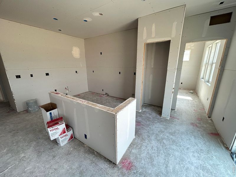 In-progress construction of a new home in Union Colony West, Greeley, CO (Image 30).