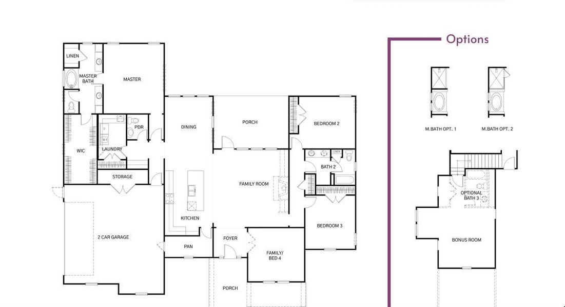 2D floor plan layout of this home in , Ridgeville, SC (Image 3).