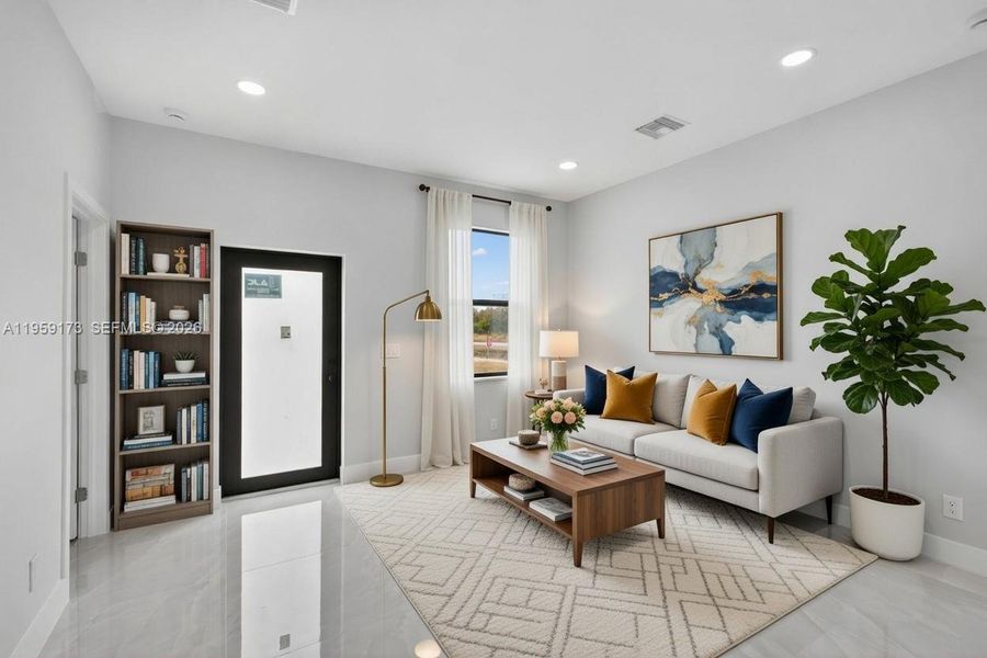 Furnished interior view inside a new home in , Lehigh Acres (Image 18).