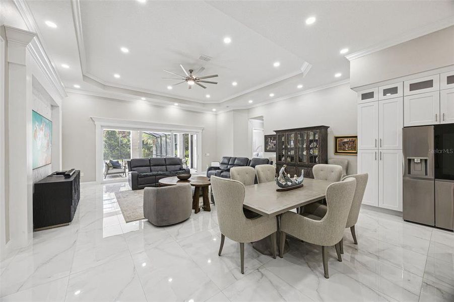 Furnished interior view inside a new home in , Clermont (Image 8).