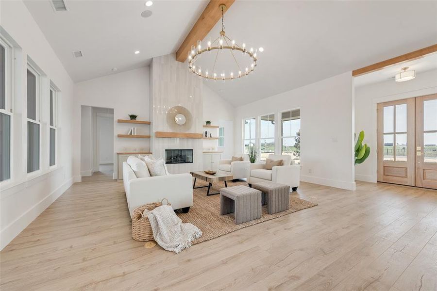 Furnished interior view inside a new home in , Rockwall (Image 9).