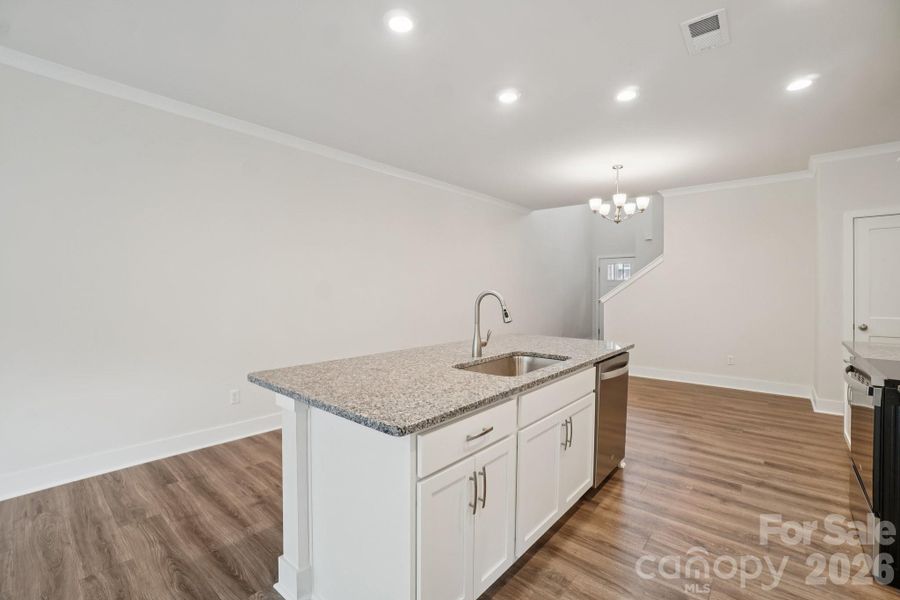 Furnished interior view inside a new home in , Weaverville (Image 9).