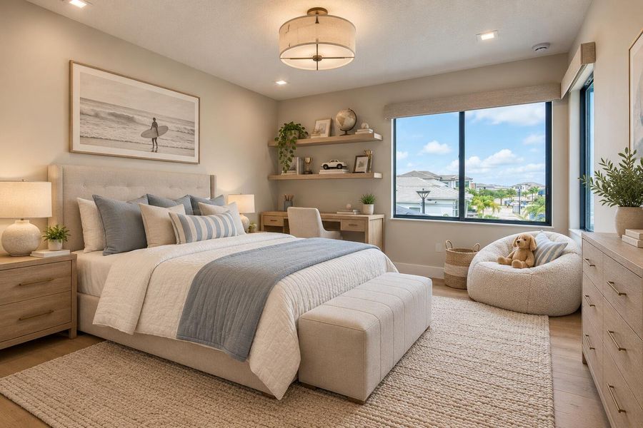 Guest Bedroom 5 - Virtually Staged Guest Bedroom 5 - Virtually Staged