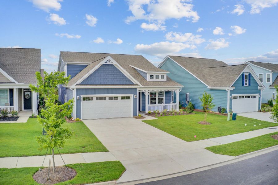 Front exterior of a new home in , Summerville, SC, highlighting curb appeal (Image 31). Front exterior of a new home in , Summerville, SC, highlighting curb appeal (Image 31).
