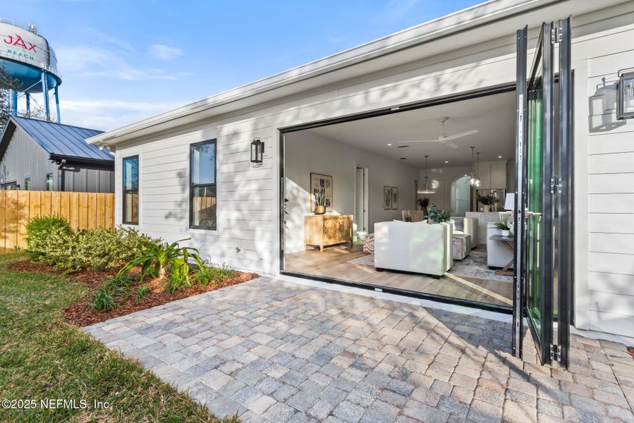 Front exterior of a new home in , Jacksonville Beach, FL, highlighting curb appeal (Image 21).