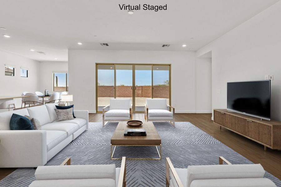 Furnished interior view inside a new home in Tavira at Twin Peaks, Marana (Image 4). Furnished interior view inside a new home in Tavira at Twin Peaks, Marana (Image 4).