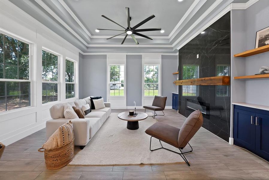 Furnished interior view inside a new home in , Trinidad (Image 11).