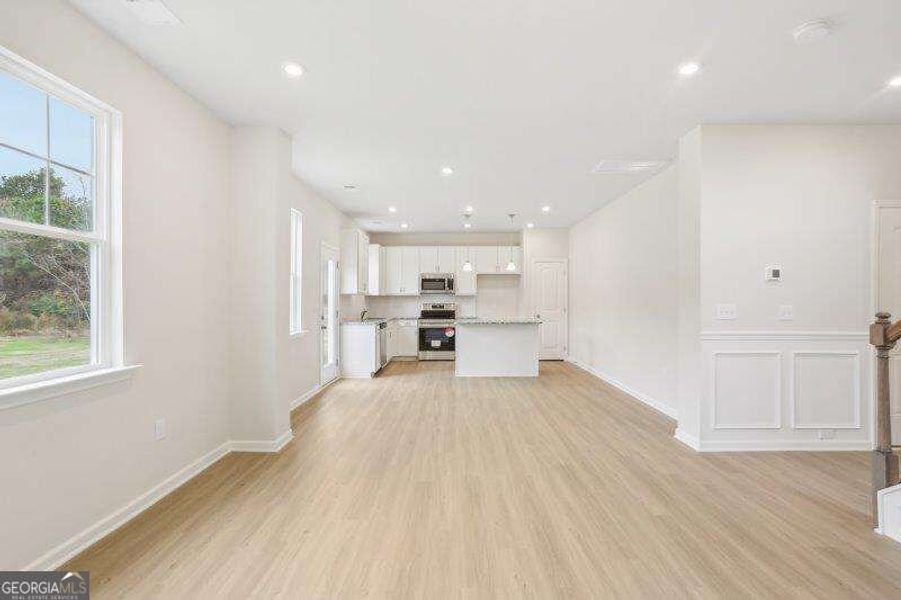 Spacious, unfurnished interior of a new home in Bryson Farms, Byron (Image 15).