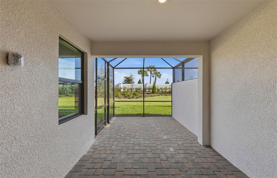 Exterior details and patio area of a home in Talon Preserve on Palmer Ranch, Nokomis (Image 26).