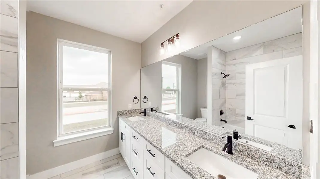 Furnished interior view inside a new home in , Denton (Image 9).
