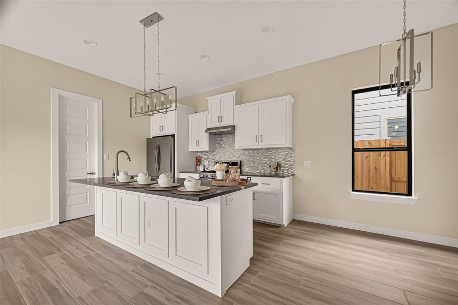 Furnished interior view inside a new home in , Houston (Image 5).