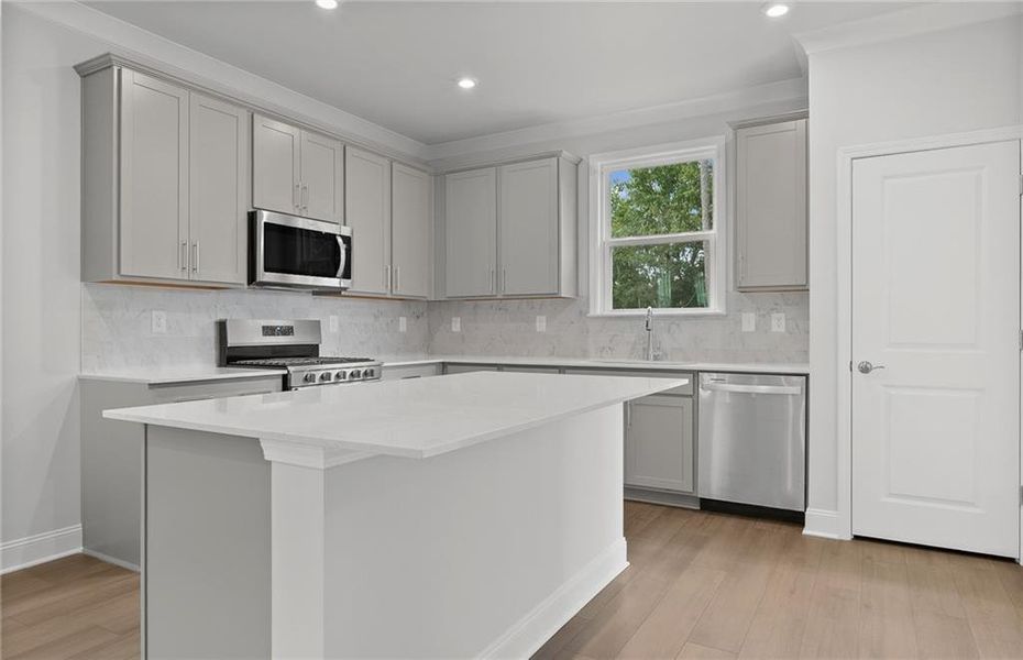 Furnished interior view inside a new home in Sun City Peachtree, Griffin (Image 3).